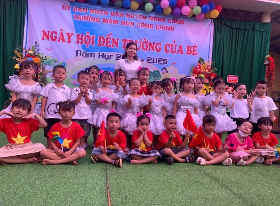 Xã Công Chính – Nông Cống : Tưng bừng khai giảng năm học 2024 – 2025.