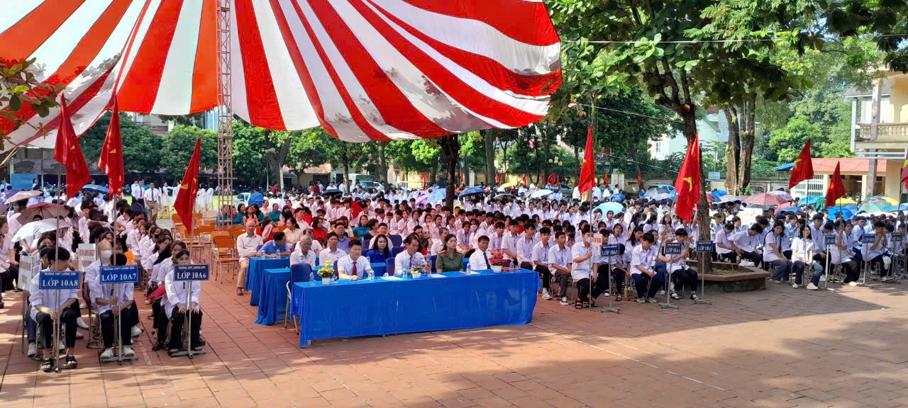 Lễ khai giảng năm học 2024 – 2025 Trường THPT Lương Sơn
