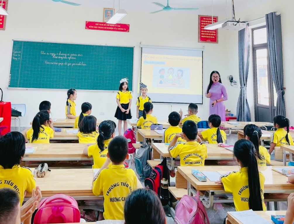 Vĩnh Phúc: Trường Tiểu học Hương Canh A (huyện Bình Xuyên) thi đua “Đổi mới, sáng tạo trong quản lý, giảng dạy và học tập”
