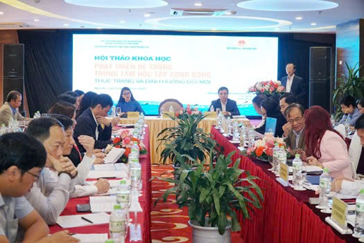 PHÁT TRIỂN MÔ HÌNH TRUNG TÂM HỌC TẬP CỘNG ĐỒNG ĐÁP ỨNG YÊU CẦU PHÁT TRIỂN KINH TẾ - XÃ HỘI Ở ĐỊA PHƯƠNG