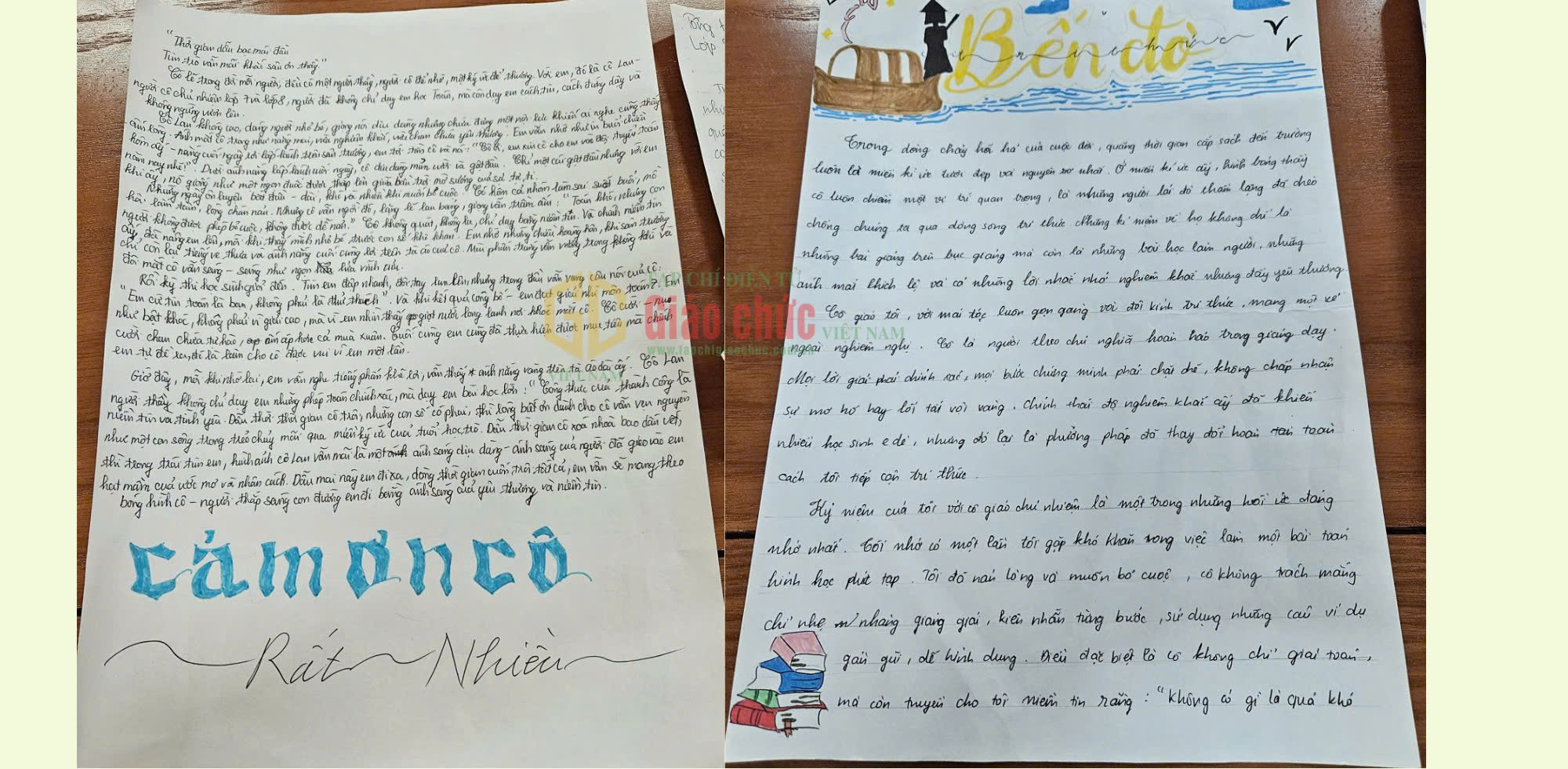 Ninh Bình: Bức thư tay giữa thời 4.0 – Khi tình cô trò được viết bằng cảm xúc chân thành