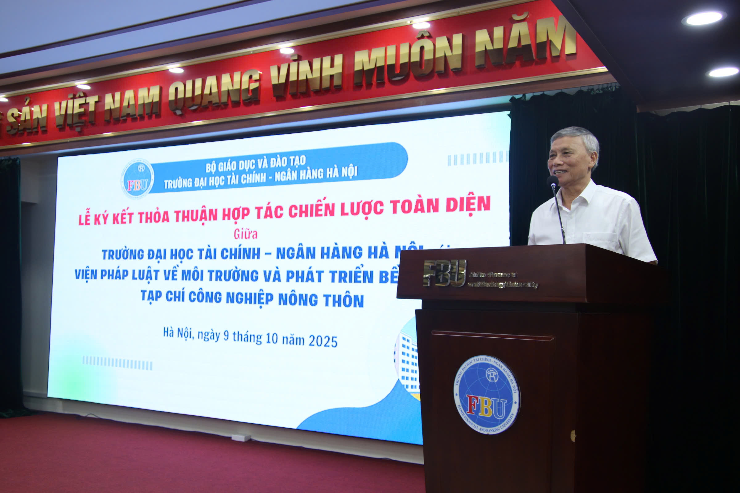Lễ ký kết thỏa thuận hợp tác chiến lược toàn diện