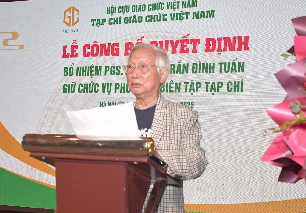 LỄ CÔNG BỐ QUYẾT ĐỊNH BỔ NHIỆM PHÓ TỔNG BIÊN TẬP TẠP CHÍ GIÁO CHỨC VIỆT NAM