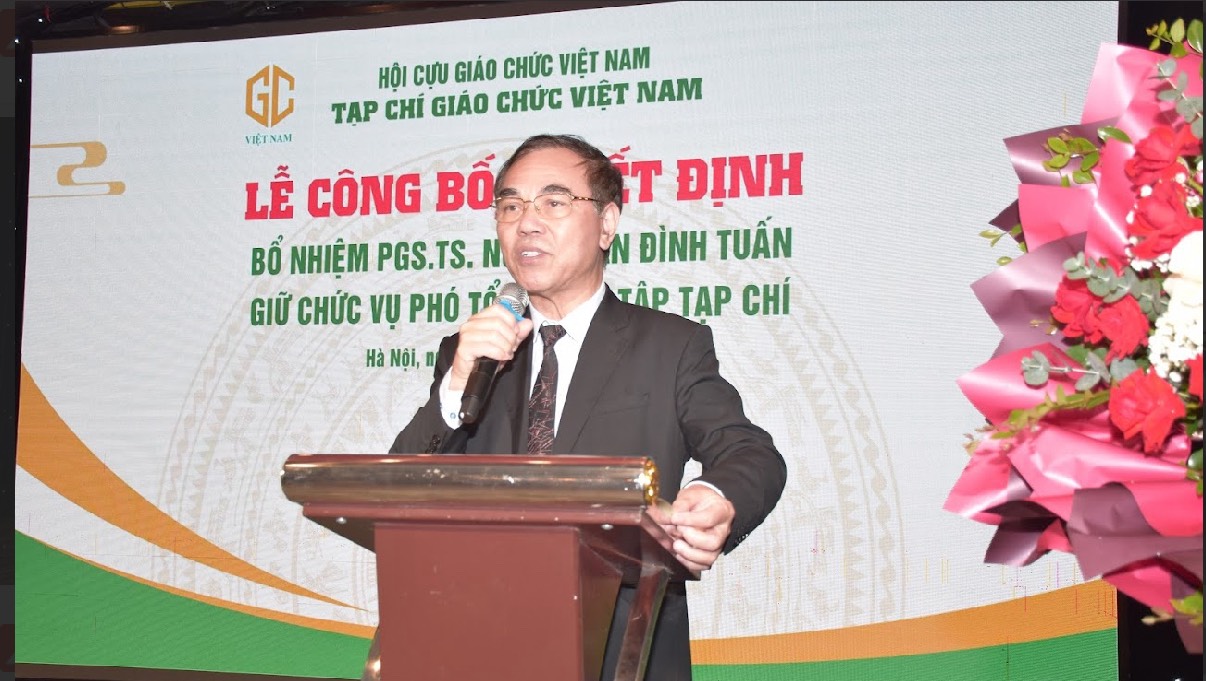 LỄ CÔNG BỐ QUYẾT ĐỊNH BỔ NHIỆM PHÓ TỔNG BIÊN TẬP TẠP CHÍ GIÁO CHỨC VIỆT NAM
