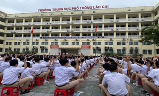 Trường THPT Lào Cai tích cực, chủ động cho học sinh thực hiện hoạt động trải nghiệm, hướng nghiệp