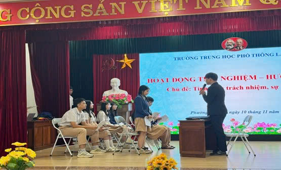 Trường THPT Lào Cai tích cực, chủ động cho học sinh thực hiện hoạt động trải nghiệm, hướng nghiệp
