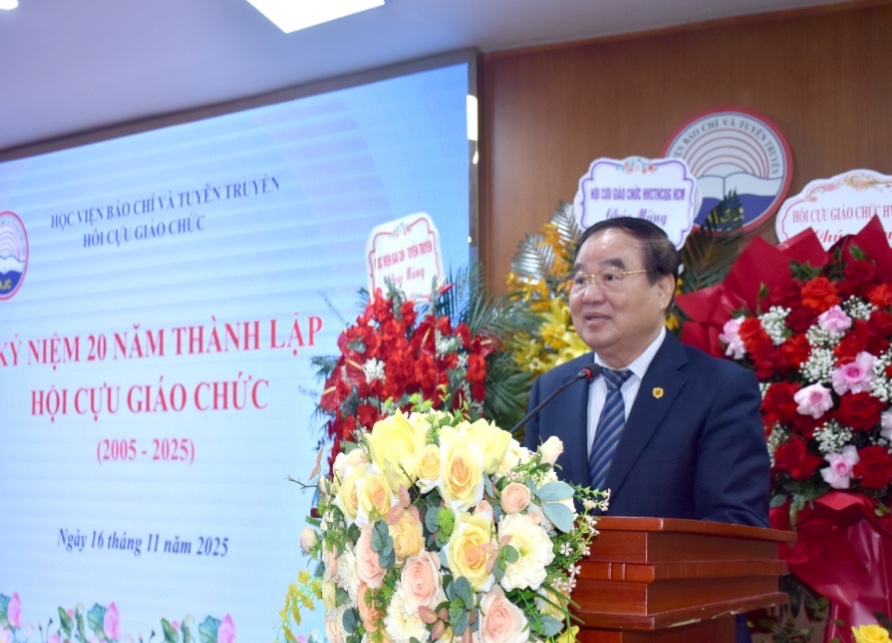Hội Cựu giáo chức Học viện Báo chí và Tuyên truyền kỷ niệm 20 năm thành lập (2005 – 2025)