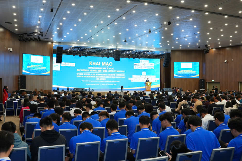Khai mạc Hội thảo khoa học quốc tế IEEE về Môi trường và Kỹ thuật Điện - Châu Á năm 2025 tại Trung tâm Đổi mới sáng tạo Quốc gia