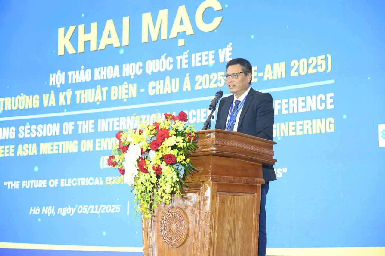 Khai mạc Hội thảo khoa học quốc tế IEEE về Môi trường và Kỹ thuật Điện - Châu Á năm 2025 tại Trung tâm Đổi mới sáng tạo Quốc gia