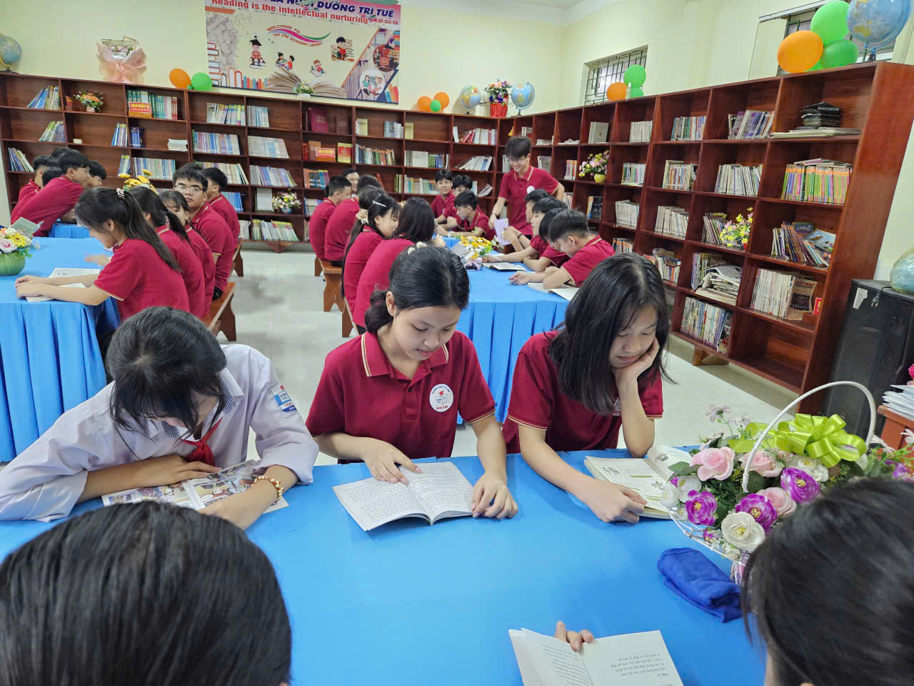 Ninh Bình: Thư viện nhà trường THCS Yên Lâm "Không gian văn hóa, mở lối tri thức cho học sinh vùng nông thôn"