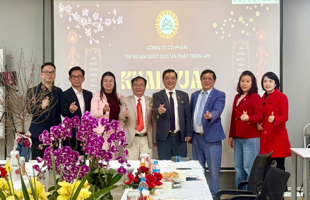 Công ty cổ phần Tập đoàn giáo dục và phát triển AM khai xuân ấm áp tình người, tràn đầy niềm tin và khát vọng cất cánh