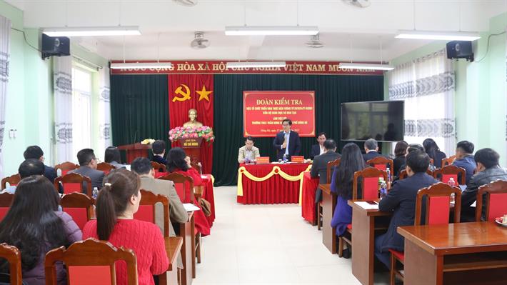 Bộ GDĐT giám sát việc triển khai Thông tư 29 tại tỉnh Quảng Trị