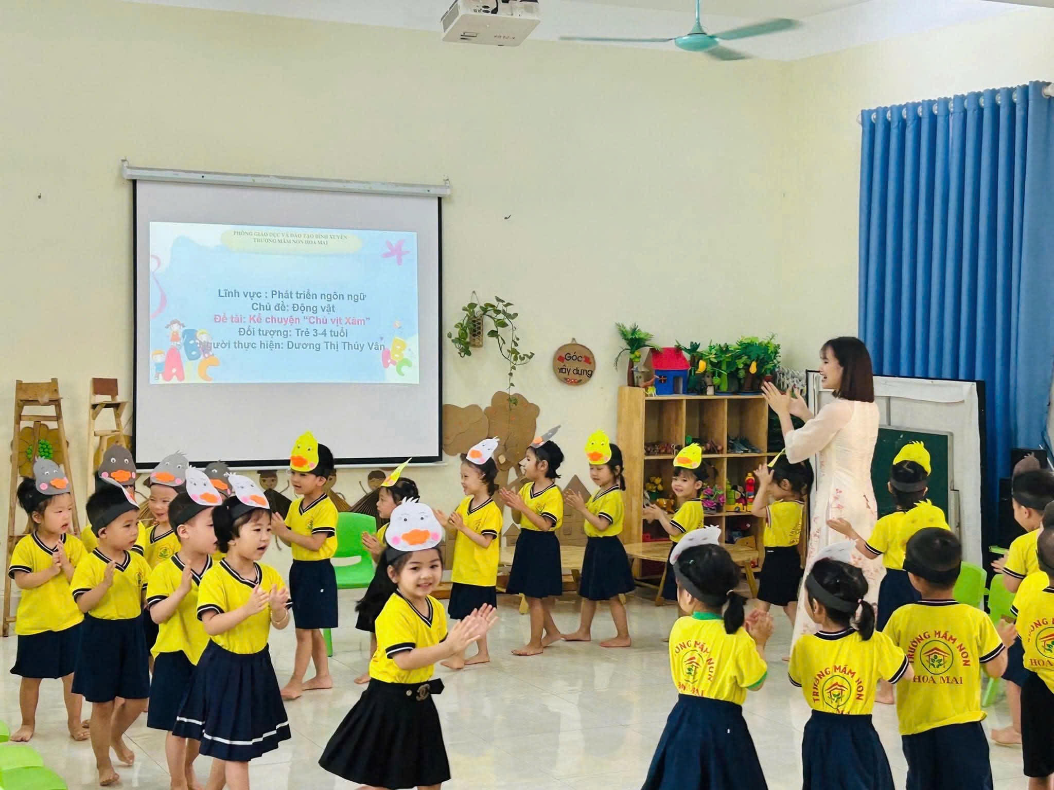 Trường mầm non Hoa Mai: “Lớp học an toàn - Cô sáng tạo - Trẻ tự tin”