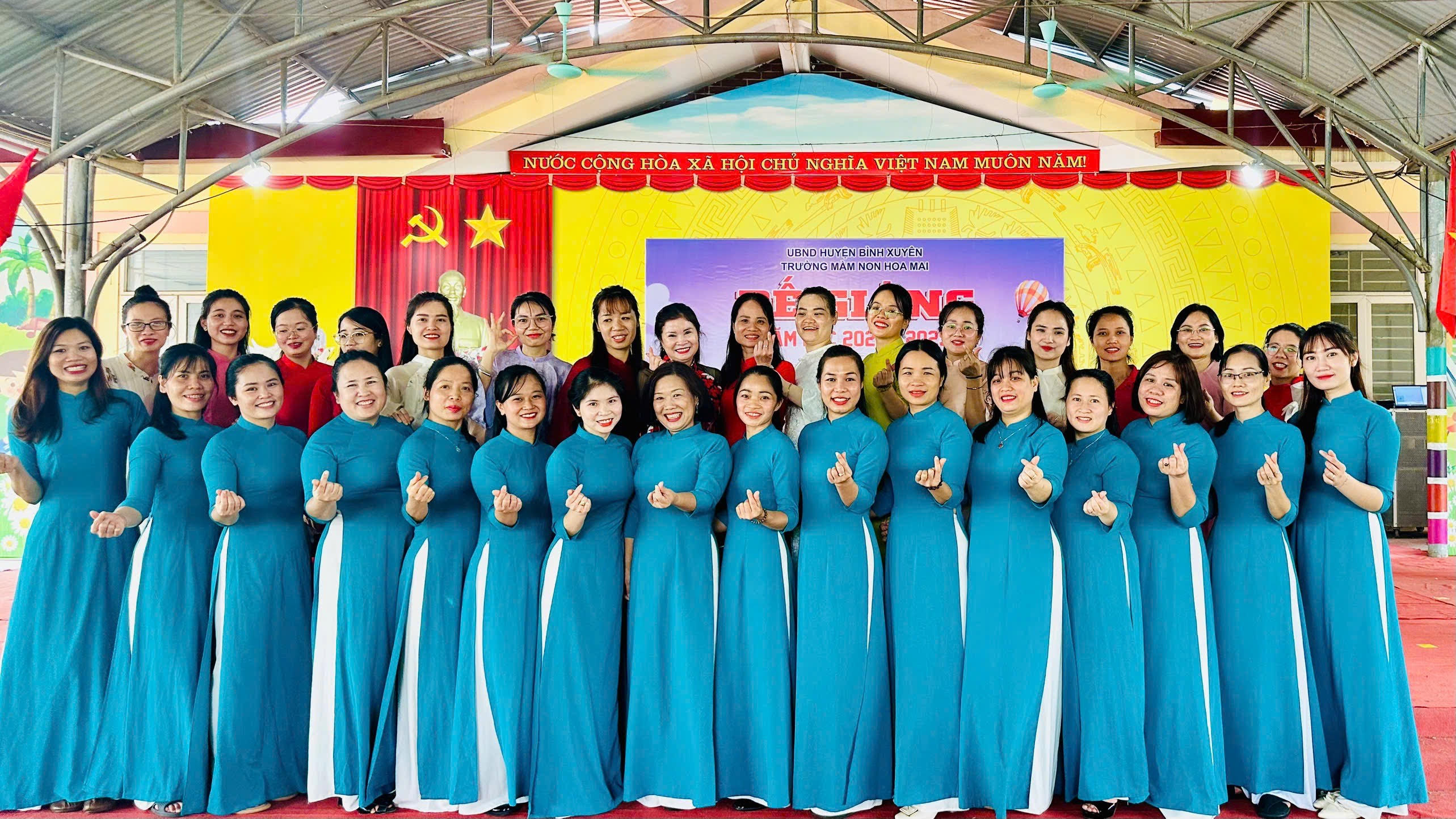 Trường mầm non Hoa Mai: “Lớp học an toàn - Cô sáng tạo - Trẻ tự tin”