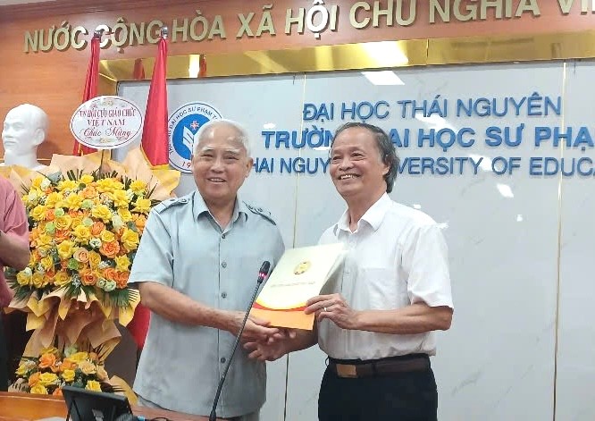 Hội Cựu giáo chức Trường Đại học Sư phạm - Đại học Thái Nguyên chính thức trở thành thành viên trực thuộc Trung ương Hội Cựu giáo chức Việt Nam