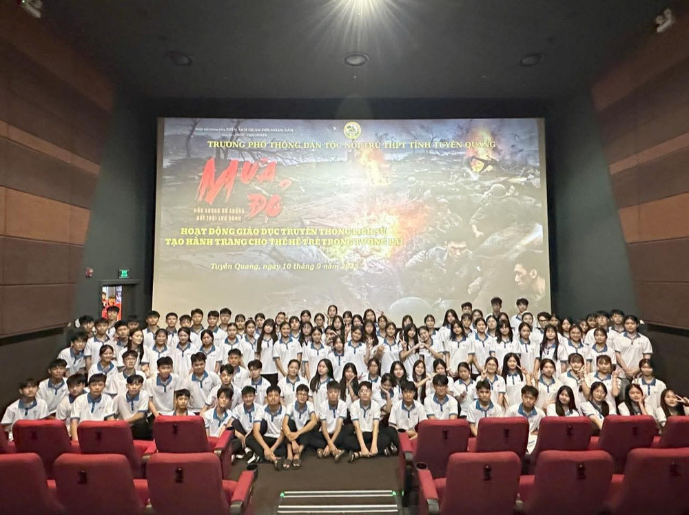Tuyên Quang: khơi dậy lòng yêu nước cho học sinh qua bộ phim Mưa đỏ