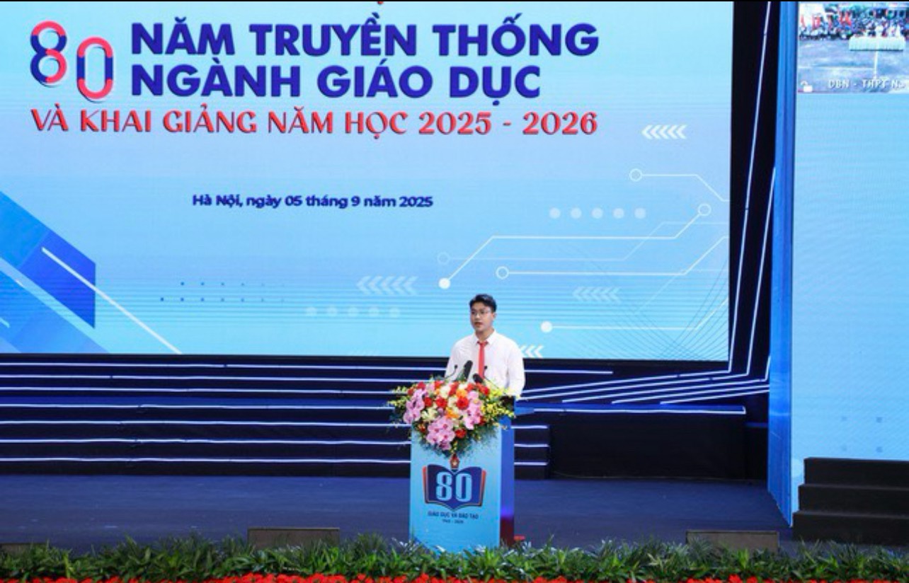 KHAI GIẢNG NĂM HỌC 2025–2026 GẮN VỚI KỶ NIỆM 80 NĂM TRUYỀN THỐNG NGÀNH GIÁO DỤC: TỰ HÀO, TRÁCH NHIỆM VÀ KHÁT VỌNG