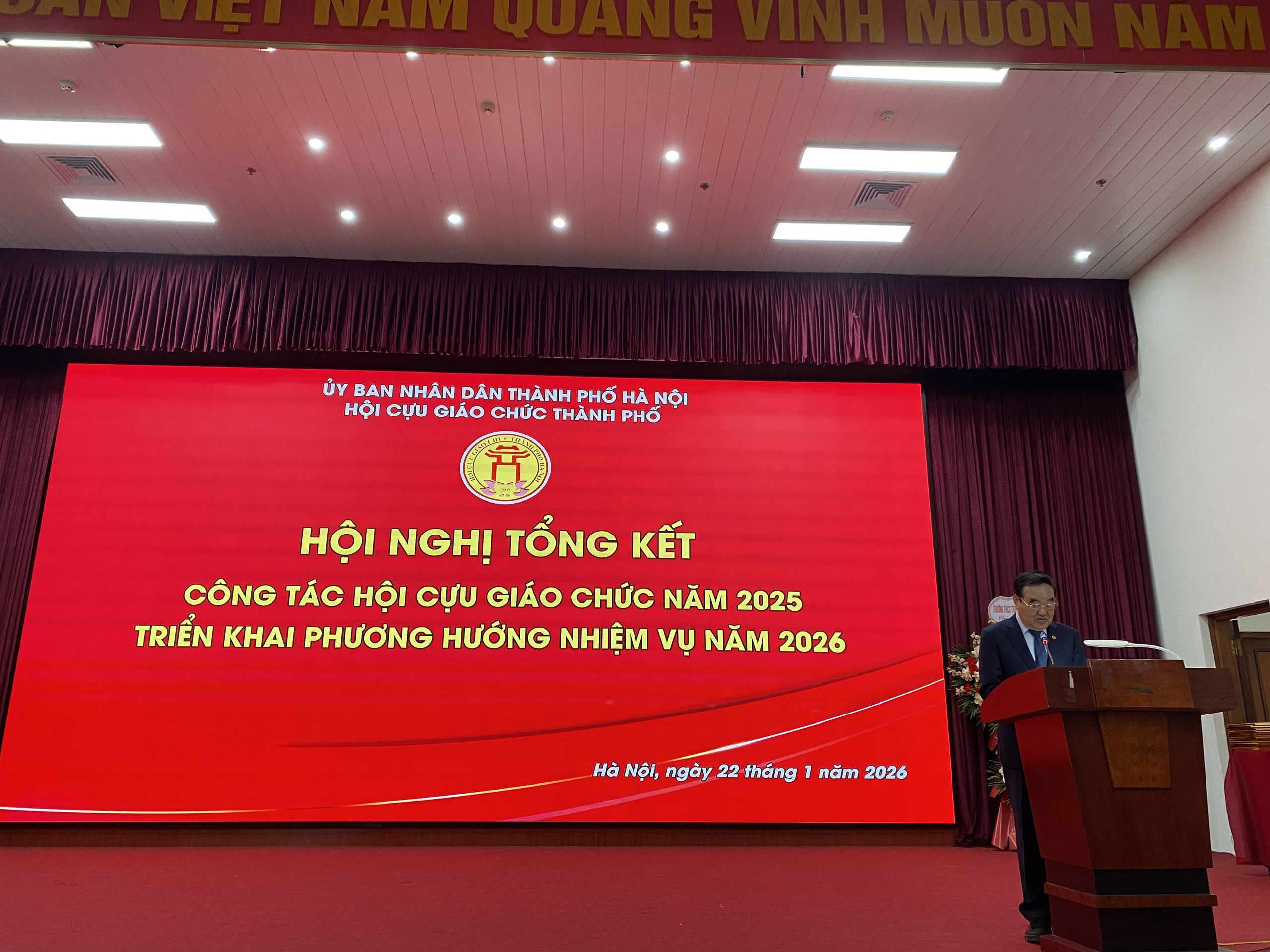 HỘI CỰU GIÁO CHỨC HÀ NỘI TIẾP TỤC KHẲNG ĐỊNH VAI TRÒ TRONG GIAI ĐOẠN PHÁT TRIỂN MỚI