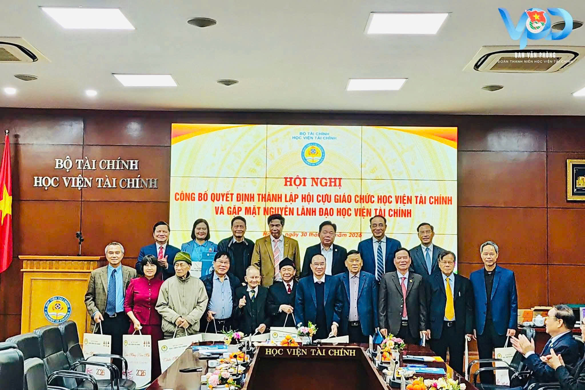 Học viện Tài chính công bố Quyết định thành lập Hội Cựu giáo chức Học viện Tài chính