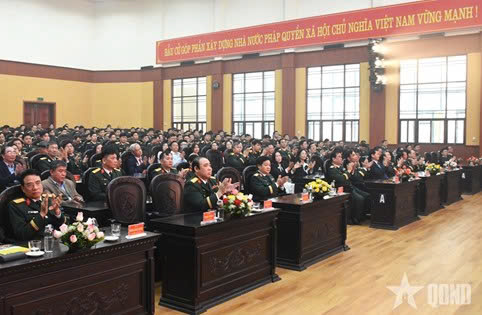 Khoa Sư phạm quân sự - Học viện Chính trị tổ chức Lễ đón nhận Huân chương Bảo vệ Tổ quốc và Kỷ niệm 55 năm ngày truyền thống