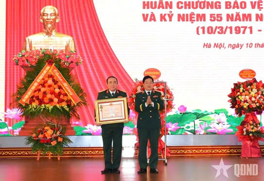 Khoa Sư phạm quân sự - Học viện Chính trị tổ chức Lễ đón nhận Huân chương Bảo vệ Tổ quốc và Kỷ niệm 55 năm ngày truyền thống