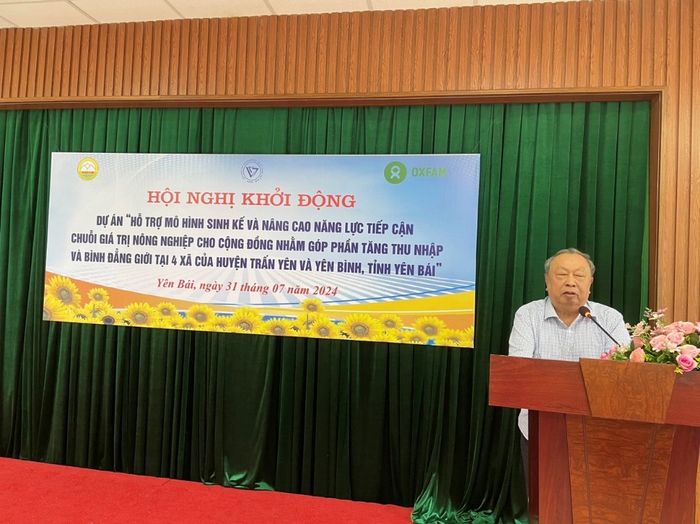 YÊN BÁI : Khởi động Dự án Hỗ trợ Sinh kế và Nâng cao Năng lực tiếp cận chuỗi giá trị Nông nghiệp cho Cộng đồng