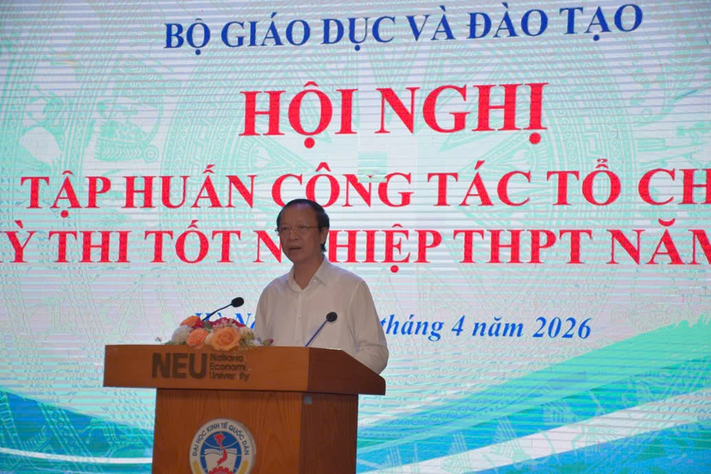 Hội nghị tập huấn tổ chức kỳ thi tốt nghiệp THPT 2026: chủ động, nghiêm túc, đảm bảo an toàn tuyệt đối