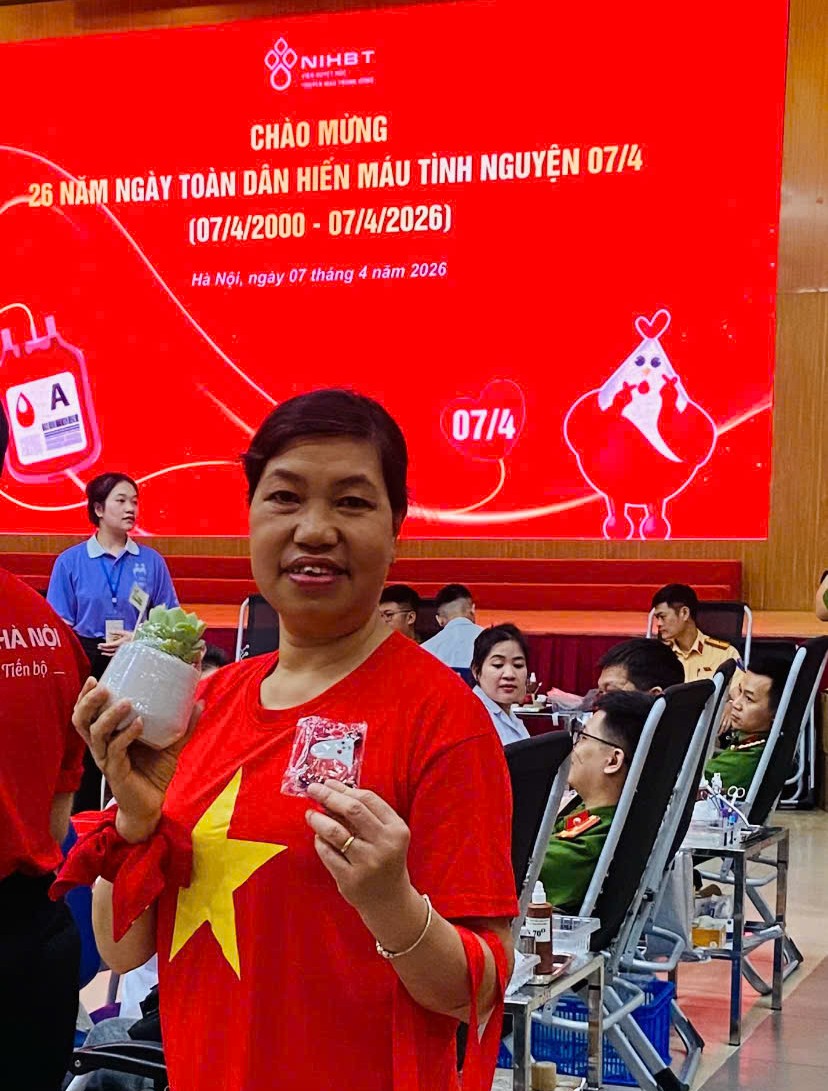 Người dân phường Nghĩa Đô tích cực hiến máu tình nguyện, lan tỏa nghĩa cử nhân ái