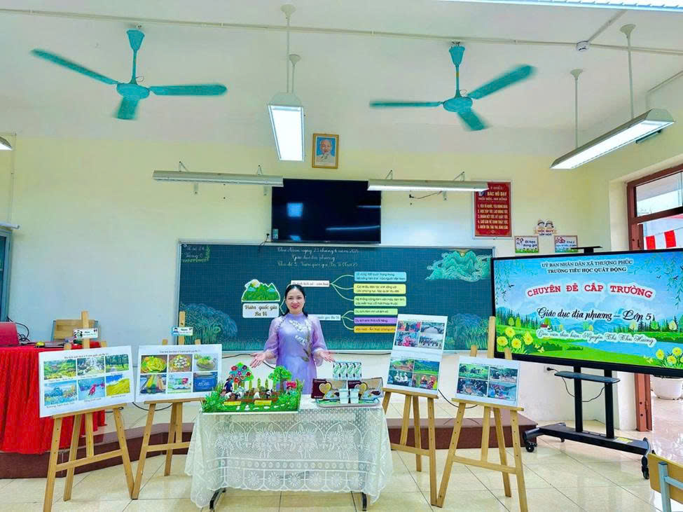 SỬ DỤNG CÔNG NGHỆ AI TRONG GIẢNG DẠY CHUYÊN ĐỀ GIÁO DỤC ĐỊA PHƯƠNG TẠI TRƯỜNG TIỂU HỌC QUẤT ĐỘNG