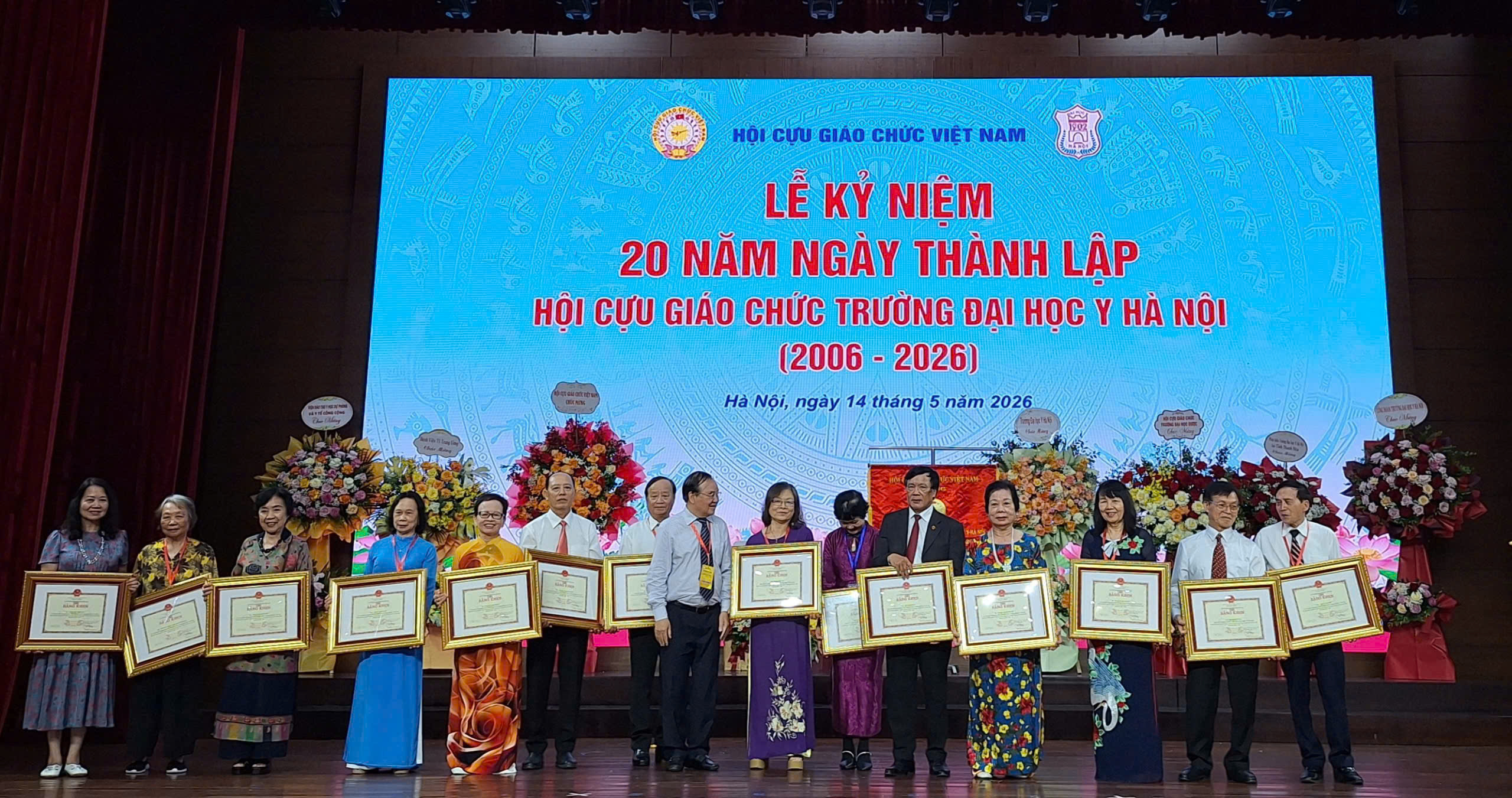 Đại hội đại biểu lần thứ V và kỷ niệm 20 năm thành lập Hội Cựu giáo chức Trường Đại học Y Hà Nội