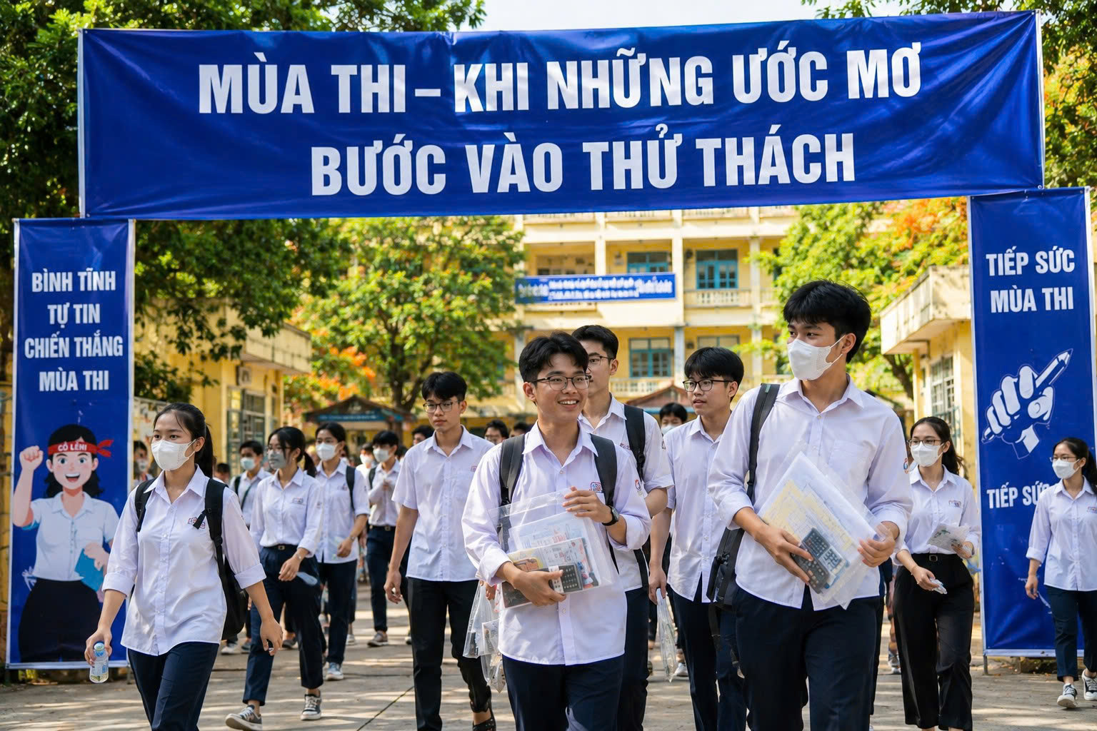 Tản văn: Mùa thi - Khi những ước mơ bước vào thử thách