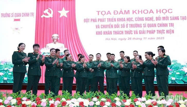 PHÁT HUY VAI TRÒ XUNG KÍCH CỦA THANH NIÊN QUÂN ĐỘI TRONG ĐỘT PHÁ PHÁT TRIỂN KHOA HỌC, CÔNG NGHỆ, ĐỔI MỚI SÁNG TẠO VÀ CHUYỂN ĐỔI SỐ HIỆN NAY