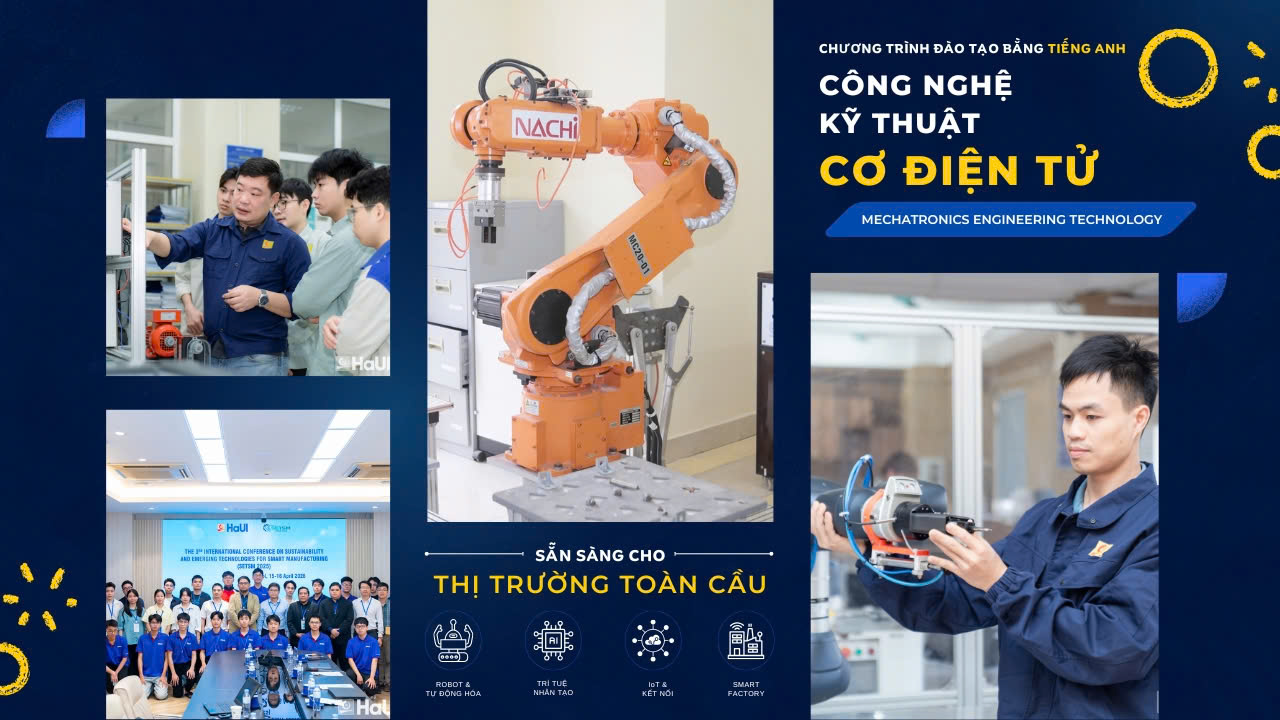 Ba chương trình đào tạo bằng tiếng Anh tại Trường Cơ khí - Ô tô, HaUI: Lợi thế cho kỹ sư thời đại công nghệ cao