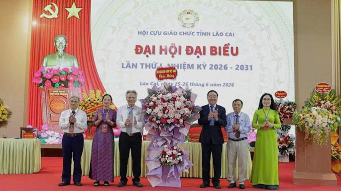 Lào Cai: Đại hội đại biểu Hội Cựu giáo chức lần thứ I, (nhiệm kỳ 2026-2031) sau hợp nhất hai tỉnh