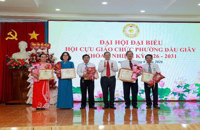 Phường Dầu Giây, thành phố Đồng Nai tổ chức Đại hội Hội Cựu giáo chức lần thứ I, nhiệm kỳ 2026-2031