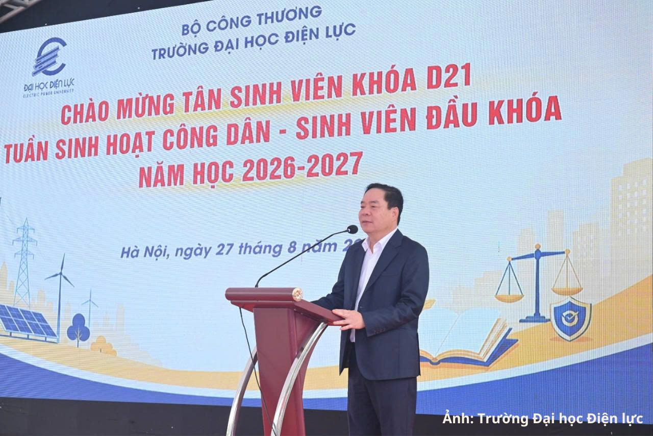 Tân sinh viên D21 Trường Đại học Điện lực  sẵn sàng hành trình mới trong môi trường đại học