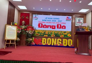 Trường THPT Đông Đô khai giảng năm học 2026–2027: Phát huy truyền thống, đẩy mạnh chuyển đổi số, xây dựng trường học Hạnh phúc – Thông minh