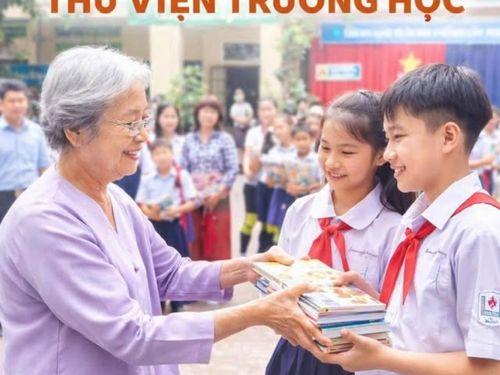 Lan tỏa tri thức: Ý nghĩa và sức sống của phong trào tặng sách xây dựng thư viện trường học