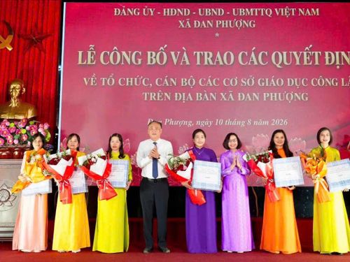 Đan Phượng tinh gọn mạng lưới trường học: Không chỉ giảm đầu mối, mà phải nâng chất lượng giáo dục