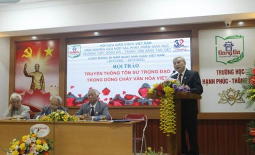 Hội thảo Truyền thống Tôn sư trọng đạo trong dòng chảy Văn hóa Việt