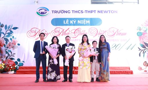 Trường THCS-THPT Newton: Long trọng tổ chức Lễ kỷ niệm 40 năm ngày Nhà giáo Việt Nam.