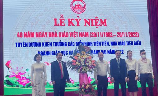 Huyện Thanh Oai: Long trọng tổ chức Lễ kỷ niệm 40 năm ngày Nhà giáo Việt Nam