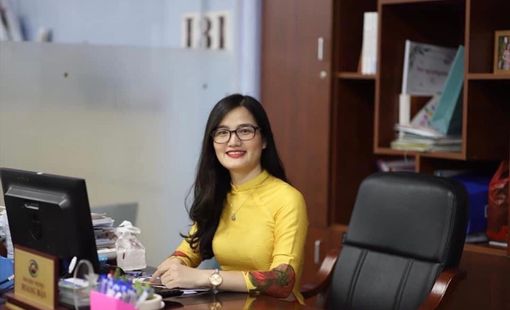 Nghề Hiệu trưởng, Nhà giáo Hoàng Thị Mận Trường THCS-THPT Newton