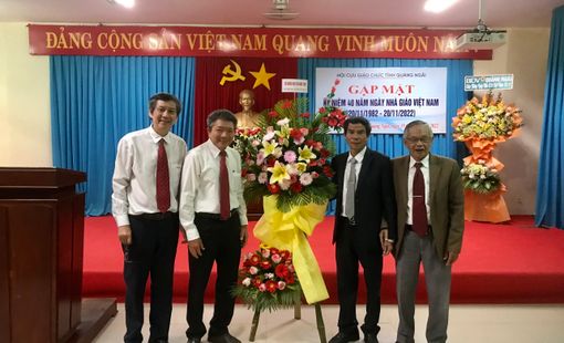 Hội CGC tỉnh Quảng Ngãi tổ chức gặp mặt chào mừng Kỷ niệm 40 năm ngày Nhà giáo Việt Nam