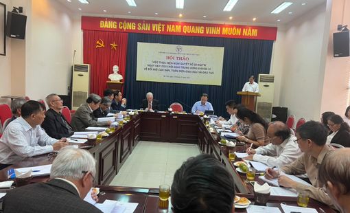 Hội thảo khoa học “Về việc thực hiện Nghị quyết số 29-NQ/TW ngày 04/11/2013 Hội nghị Trung ương 8 khĩa XI về đổi mới căn bản, tồn diện Giáo dục và Đào tạo”.
