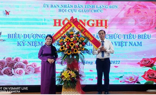 Hội cựu giáo chức tỉnh Lạng Sơn tổ chức Hội nghị biểu dương Hội viên CGC tiêu biểu kỷ niệm 40 năm ngày Nhà giáo Việt Nam
