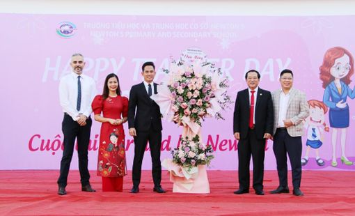 Trường Tiểu học và THCS Newton 5: Lễ tri ân người gieo hạt hạnh phúc