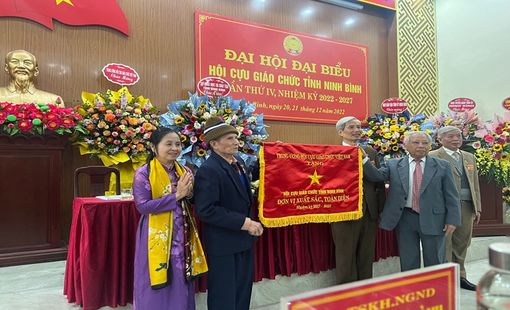 Đại hội Đại biểu Hội Cựu Giáo chức tỉnh Ninh Bình Lần thứ IV nhiệm kỳ 2022-2027