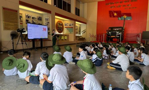 Hà Nội: Trường Tiểu học Lý Thường Kiệt bổ sung kiến thức cho học sinh qua hình thức học ngoại khóa