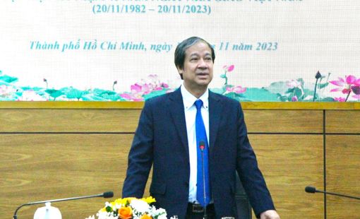 Bộ trưởng Nguyễn Kim Sơn: Chăm sóc nhà giáo là việc hệ trọng cần làm nhất